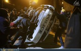 تصاویر / فرگوسن در آتش آشوب و اعتراض(1)